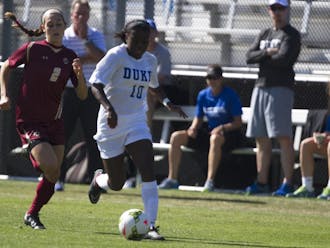 Sophomore Toni Payne netted the game-winning goal against Boston College Sunday.
