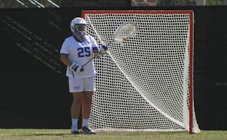 Senior Kelsey Duryea has been solid between the pipes for Duke as she leads a young team replacing six starters from last year’s Final Four squad.