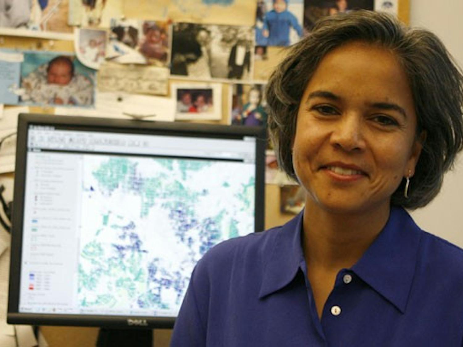 Marie Miranda, director of the Children’s Environmental Health Initiatve, found that lead negatively impacted test scores of children in poor neighborhoods because of their living conditions.