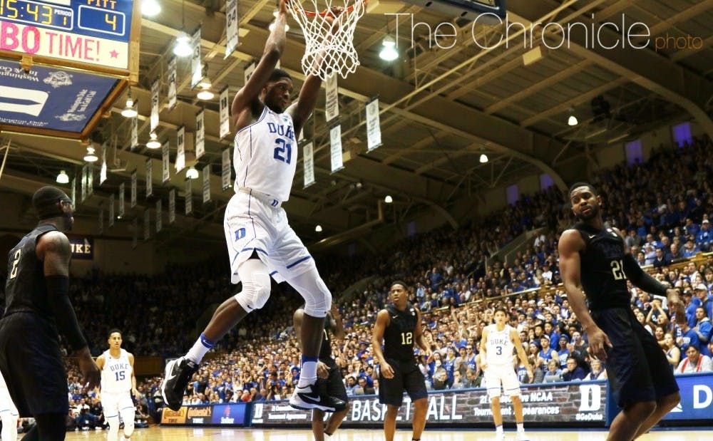 <p>Graduate student Amile Jefferson will take on North Carolina at home for the final time in his career Thursday.&nbsp;</p>