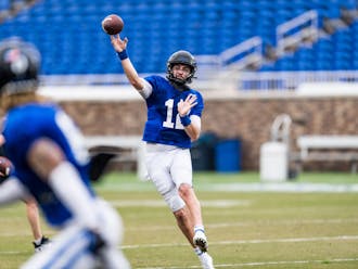 Gunnar Holmberg is set to take over duties under center for the Blue Devils.