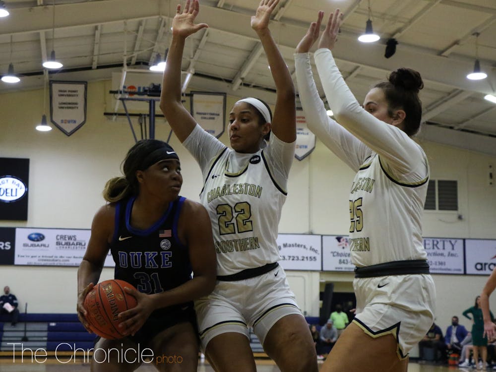 Nyah Green recorded 10 points, four rebounds and two assists against Charleston Southern. 