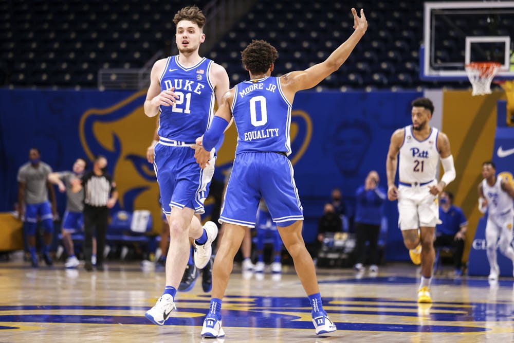 Sophomore forward Matthew Hurt was a key part of Duke's first half performance. 