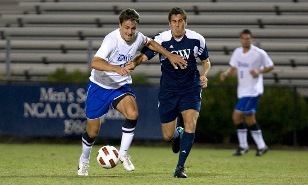 In just under seven minutes, the Blue Devils scored four goals, giving them an insurmountable lead.