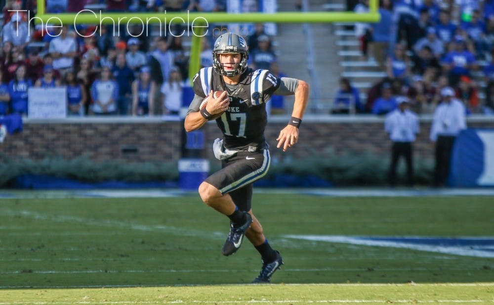 Daniel Jones is one of just two returning starting quarterbacks in the ACC's Coastal Division.