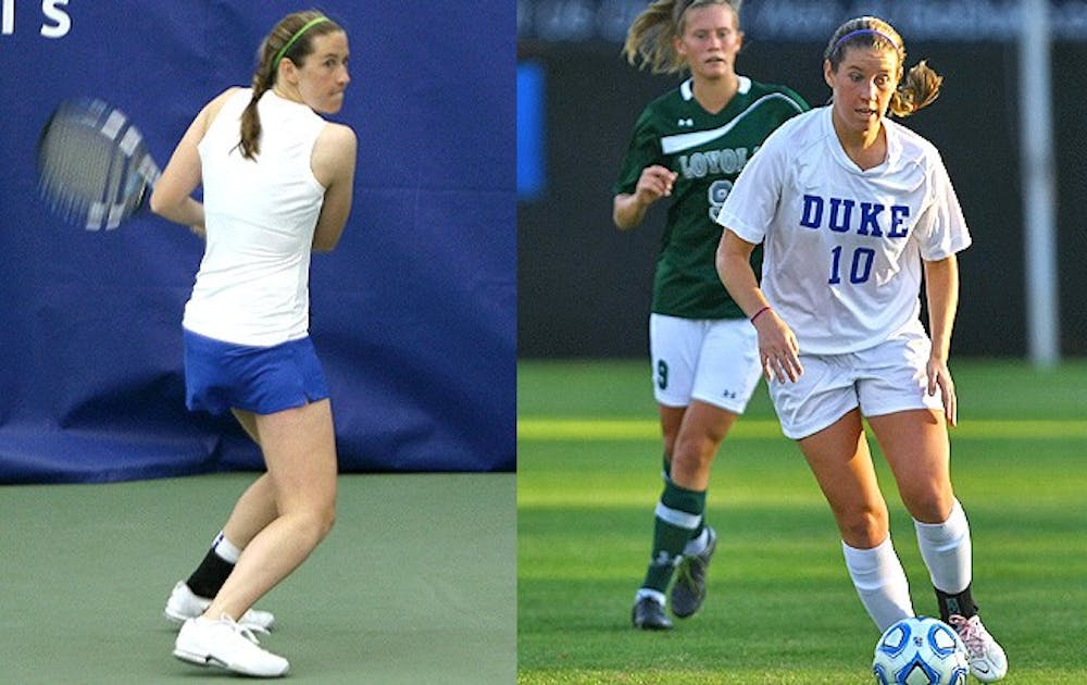 Former women’s soccer player Nicole Lipp won the first tennis match of her collegiate career this weekend.