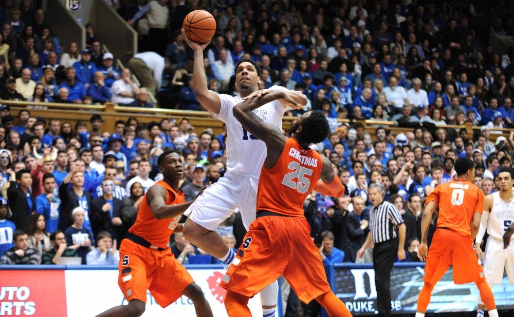 Freshman center Jahlil Okafor continued to struggle from the free throw line Saturday night.