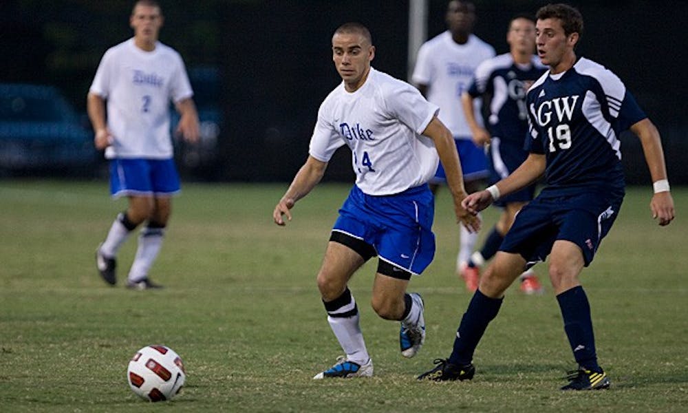 Sophomore Ryan Finley continued his hot streak yesterday by scoring the Blue Devils’ lone goal.