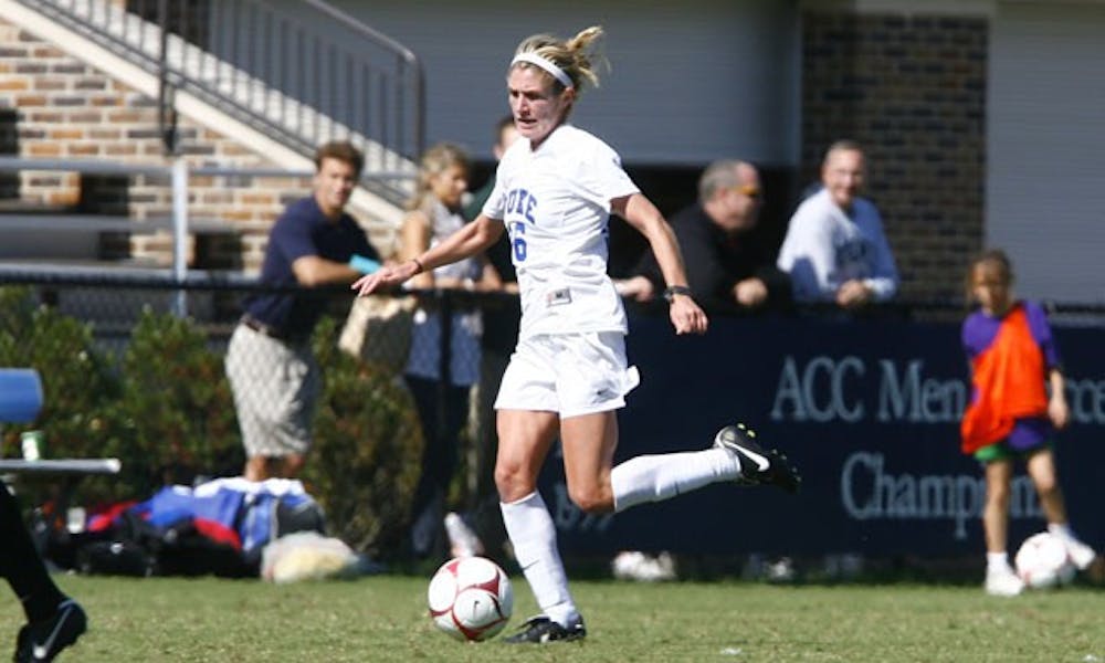 KayAnne Gummersall and the Blue Devils wasted several scoring chances against Florida State, falling 2-0.