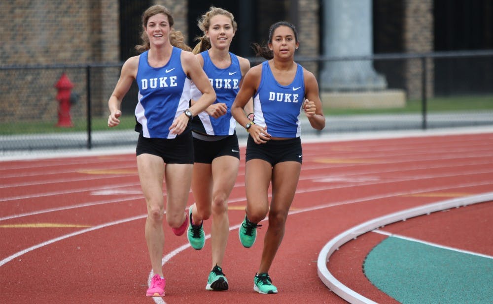 <p>The Blue Devils were the five fastest harriers across the line on both the men's and the women's side Saturday in the Bull City Classic.</p>