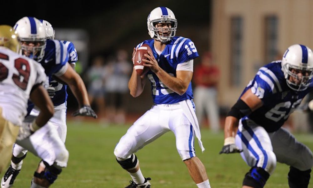 Quarterback Sean Renfree needs to give the Duke offense a spark in the third quarter this weekend.