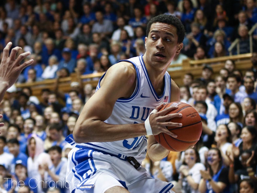 Justin Robinson is among three Blue Devil seniors that will play in their last game in Cameron Indoor Stadium Saturday.