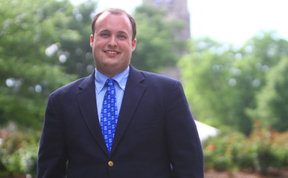 Andrew Barnhill—Divinity '13, the student speaker at Duke’s 2013 Commencement Ceremony––is in the process of planning to officially launch a campaign for the North Carolina State Senate.