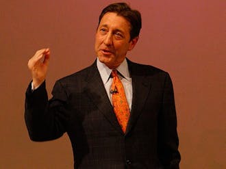 ESPN President George Bodenheimer speaks as a part of Fuqua’s Distinguished Speaker Series March 5. In his speech, Bodenheimer described his rise from a mailroom clerk to the sports network’s top post.
