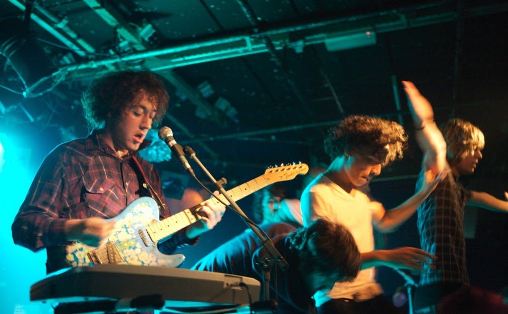 English rock band The Wombats performs in 2007. They released their fourth studio album, "Beautiful People Will Ruin Your Life," Friday.