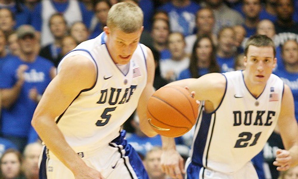 Mason and Miles Plumlee are question marks on a team full of seemingly sure things, Scott Rich writes.