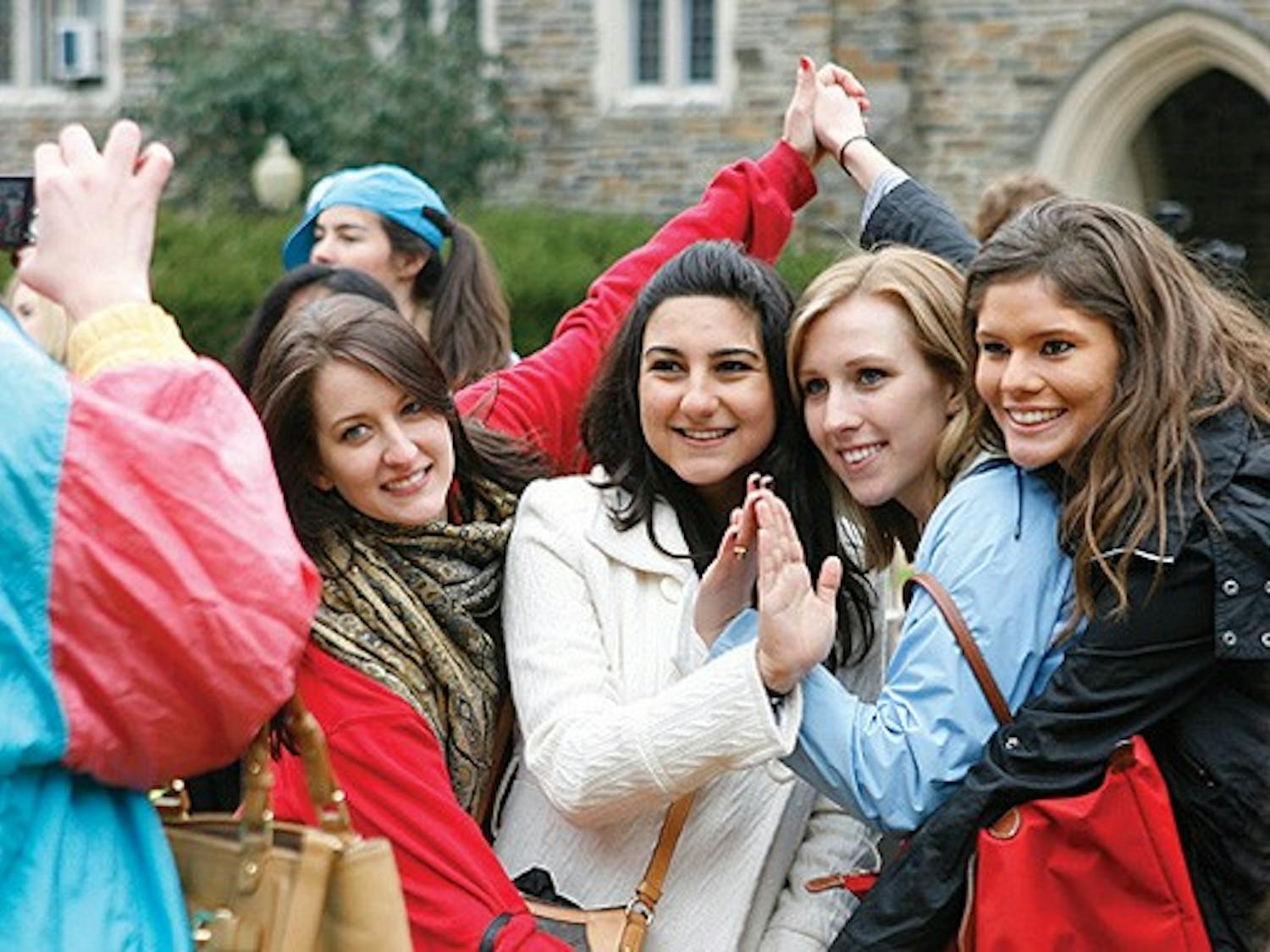 Duke’s nine Panhellenic Association sororities extended bids to 373 female students.