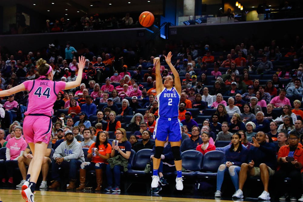 Vanessa de Jesus averaged 5.1 points per game in three years with the Blue Devils. 
