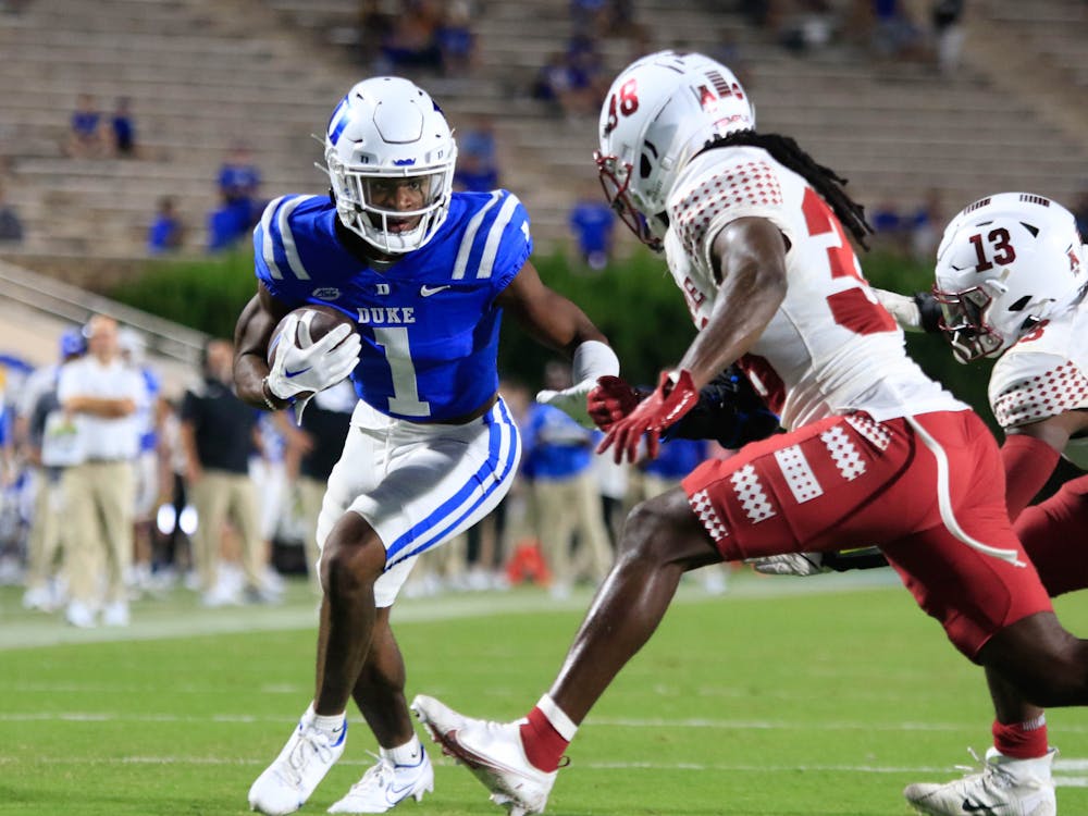 <p>Duke totaled 500 yards of offense in its victory over Temple.&nbsp;</p>
