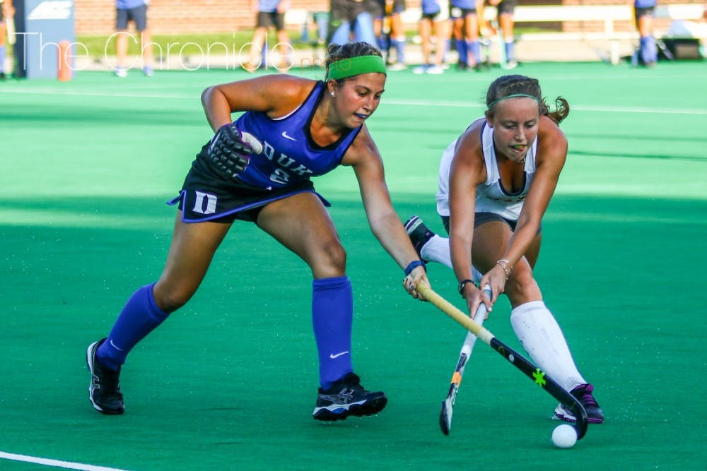 <p>Defender Sarah Furey has helped new goalkeeper Sammi Steele transition into the role and found the Blue Devils' dangerous midfielders and forwards on the break so far this season.&nbsp;</p>