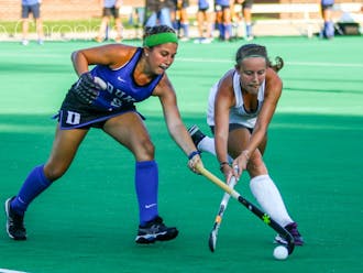Defender Sarah Furey has helped new goalkeeper Sammi Steele transition into the role and found the Blue Devils' dangerous midfielders and forwards on the break so far this season.&nbsp;