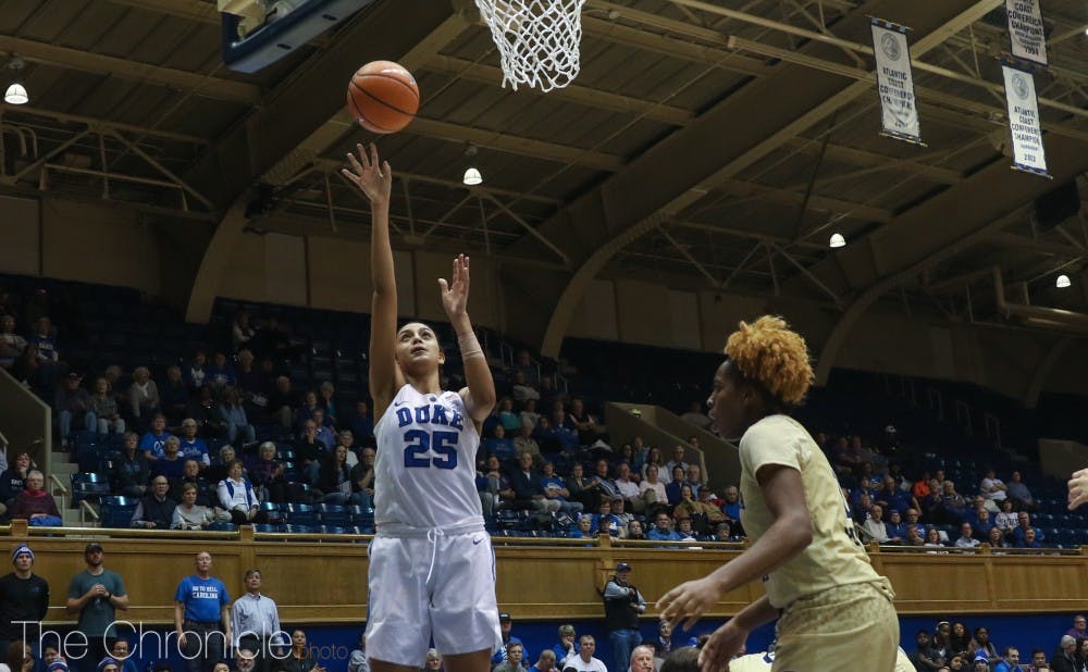 <p>Jade Williams shattered her career high with 16 points against Georgia Tech.</p>