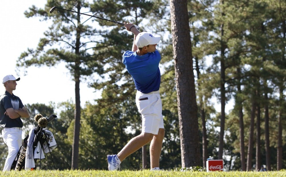 <p>Sophomore Adam Wood is Duke's scoring average leader and hopes to lead the Blue Devils to their third straight team win this week.&nbsp;</p>