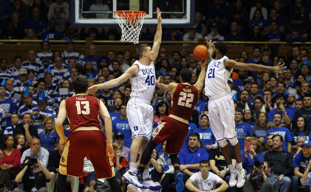 Marshall Plumlee has given Duke a boost off the bench in recent weeks and could see more playing time as a result.
