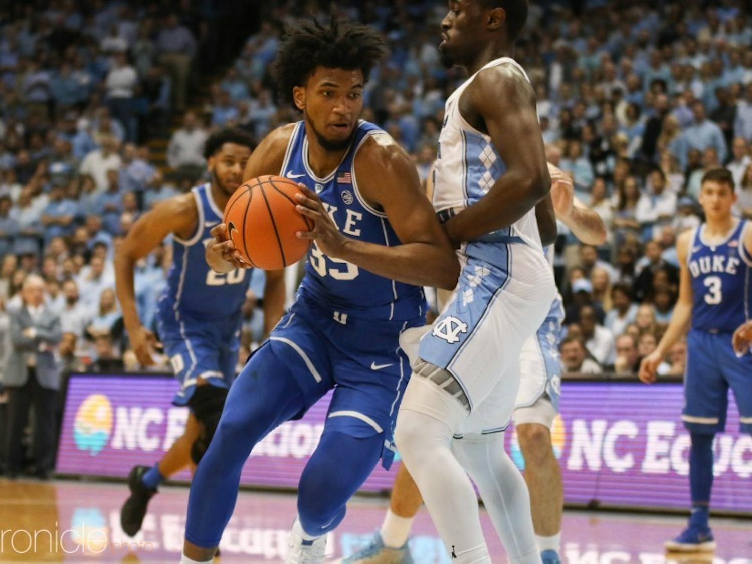 Marvin Bagley III is in double figures already in his first game back.