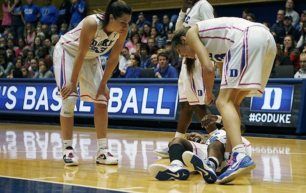 Junior Chelsea Gray will miss the remainder of the regular season, leaving behind big shoes for the younger Blue Devils to fill.