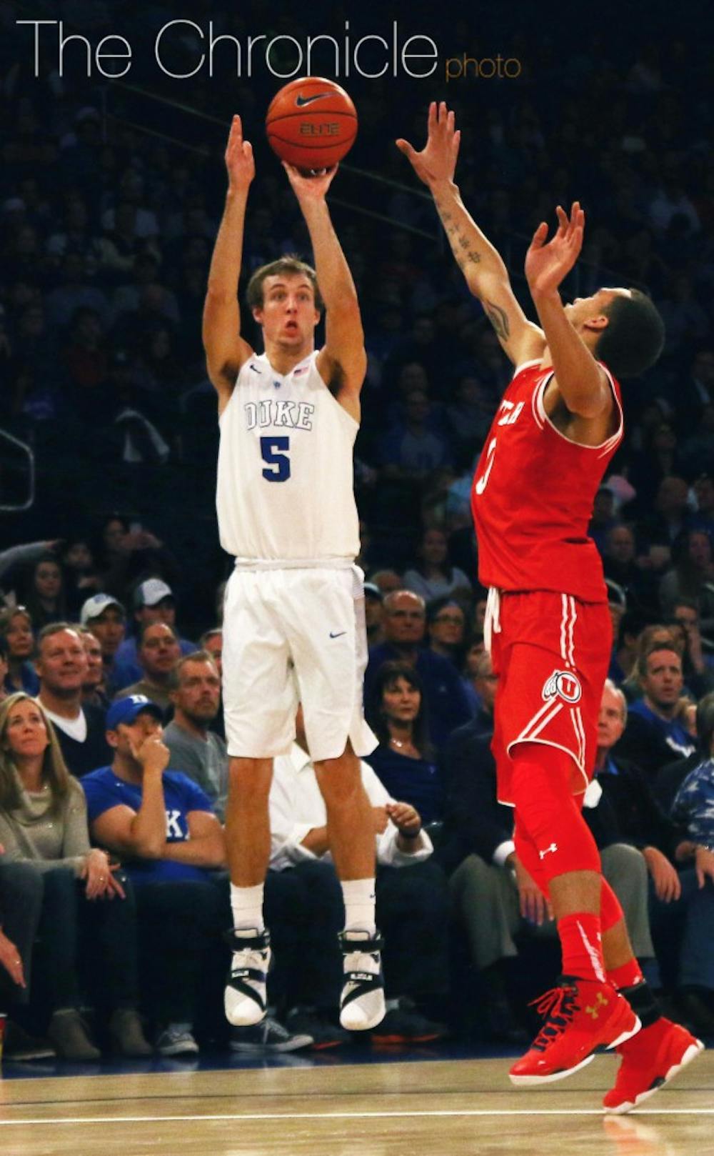 <p>With Grayson Allen ailing from flu-like symptoms, freshman Luke Kennard took over the scoring load for the afternoon, leading Duke with a career-best&nbsp;24 points.</p>