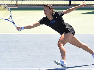 Hanna Mar recorded a 6-4, 6-1 victory against Mississippi to seal the match for the Blue Devils.