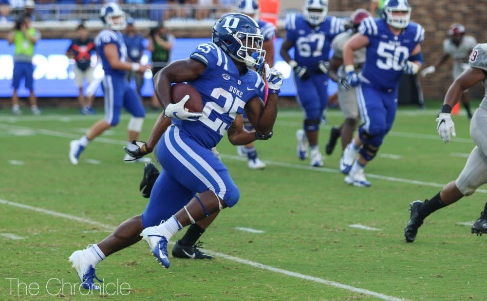 Deon Jackson will need to carry Duke's offense in Brittain Brown's absence.