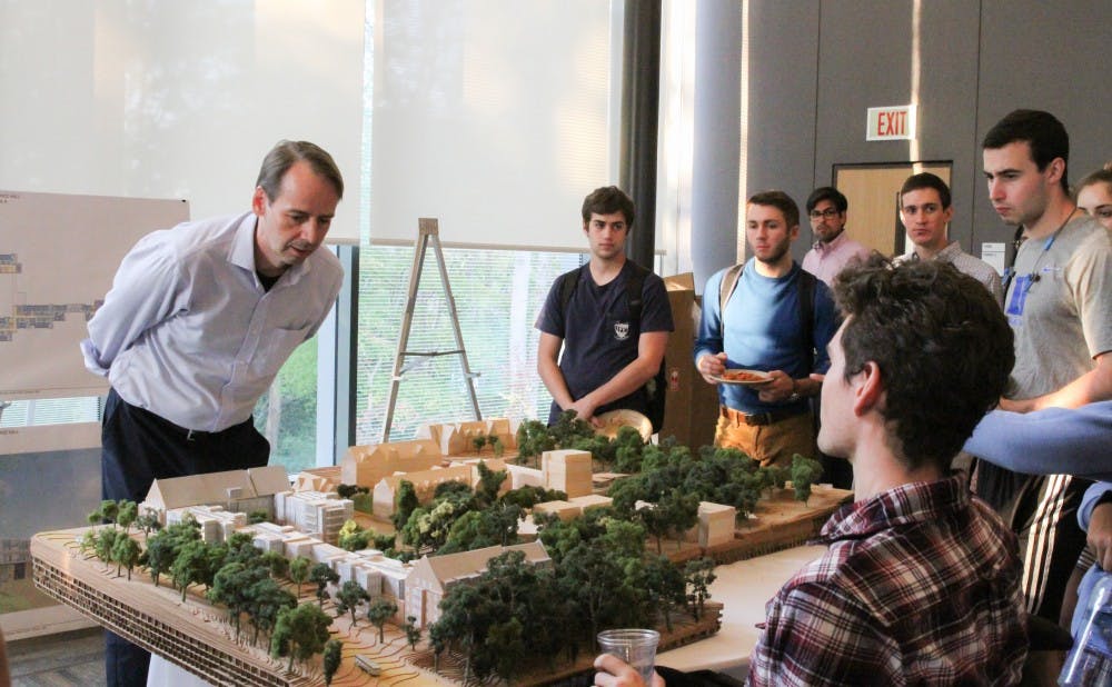 <p>Housing, Dining and Residence Life and Duke Student Government hosted the forum to discuss new housing projects on campus.&nbsp;</p>