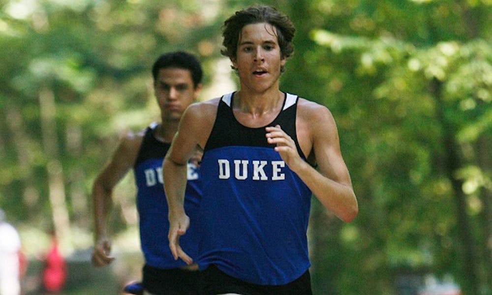 Sophomore Dominick Robinson won his first collegiate race, the Great American Cross Country Festival, with a time of 24
