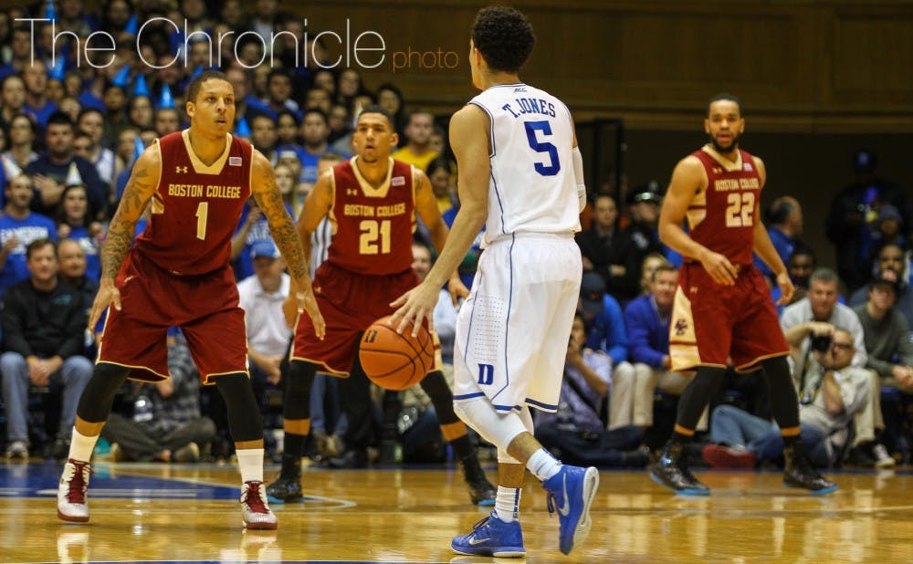 <p>Sophomore Jerome Robinson will need to develop a consistent perimeter jump shot to become the Eagles’ go-to scorer this season.&nbsp;</p>