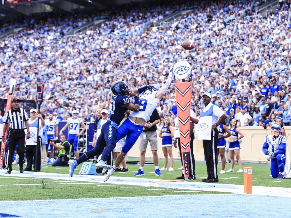 Senior wide receiver Jake Bobo spoke earlier this week about how the intensity of the crowd noise Saturday at Kenan Memoral Stadium impacts the offense.