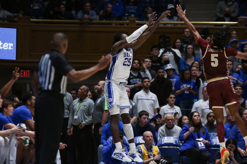 Mark Mitchell has the Blue Devils' third-highest scoring average with 9.1 points per game.