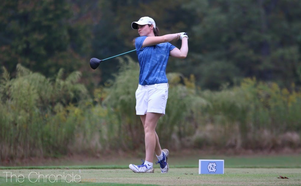 Leona Maguire is still Duke's scoring average leader through two events this spring.