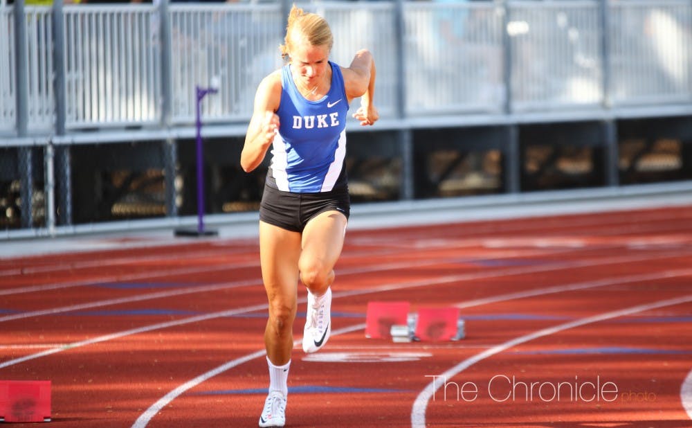 <p>The Blue Devil sprinters led the way on the women's side, with the men's middle-distance performers also excelling in individual and relay events.&nbsp;</p>