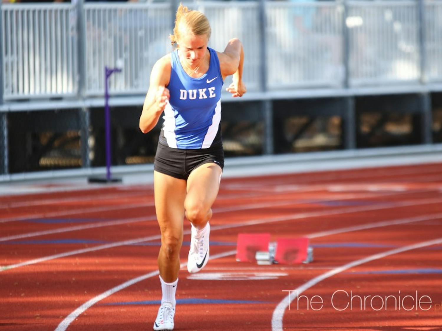 The Blue Devil sprinters led the way on the women's side, with the men's middle-distance performers also excelling in individual and relay events.&nbsp;
