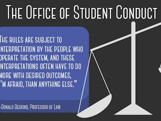 Four students discussed their issues with the Office of Student Conduct, from inadequate investigations into their cases to&nbsp;a “guilty until proven innocent” mindset of the undergraduate conduct&nbsp;boards.