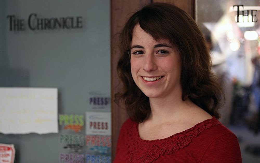 Starting next Fall, sophomore Danielle Muoio will lead The Chronicle as editor-in-chief for one year. She was chosen in a staff-wide election Friday.