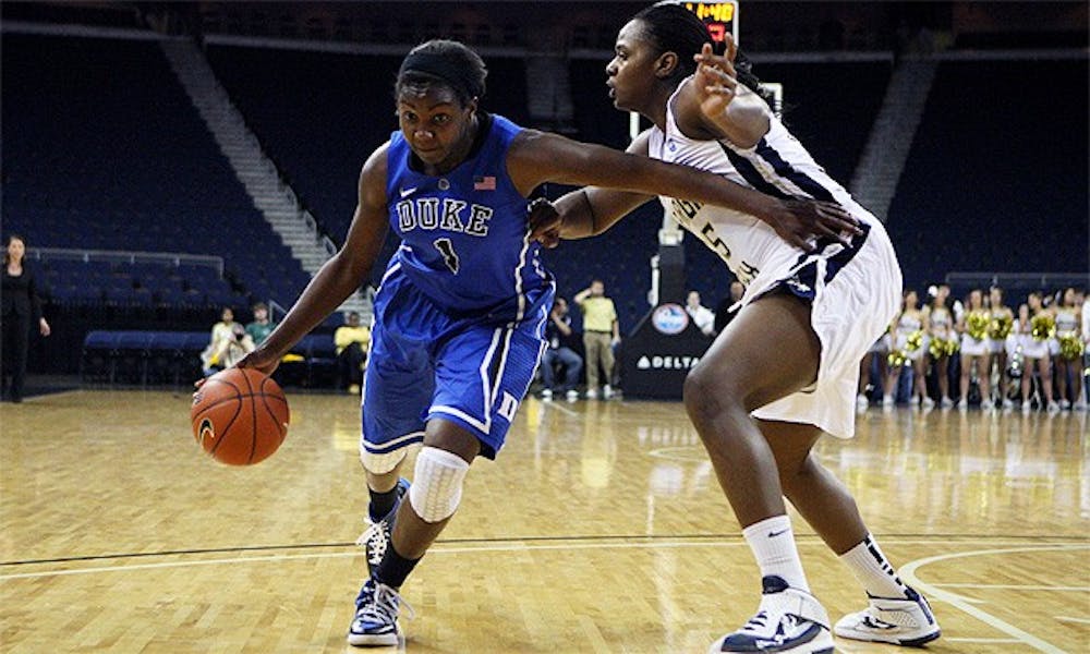 Elizabeth Williams had a double-double against her toughest post competition of the ACC season.
