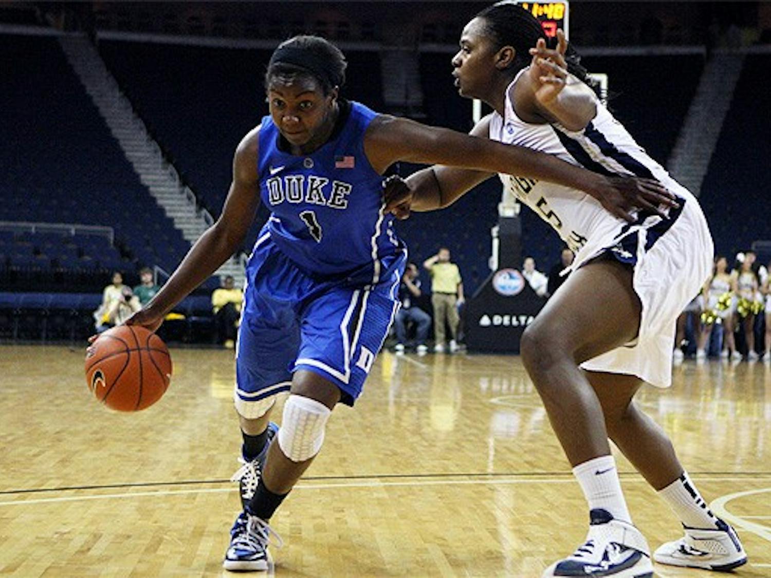 Elizabeth Williams had a double-double against her toughest post competition of the ACC season.