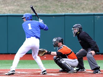 Playing against a familiar foe, transfer Ryan Dietrich knocked in three runs for the Blue Devils and recorded his first home run of the year.