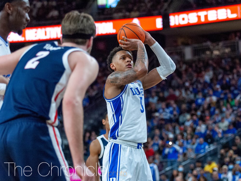 Freshman Paolo Banchero injected some much-needed momentum into Duke after a slow start. 