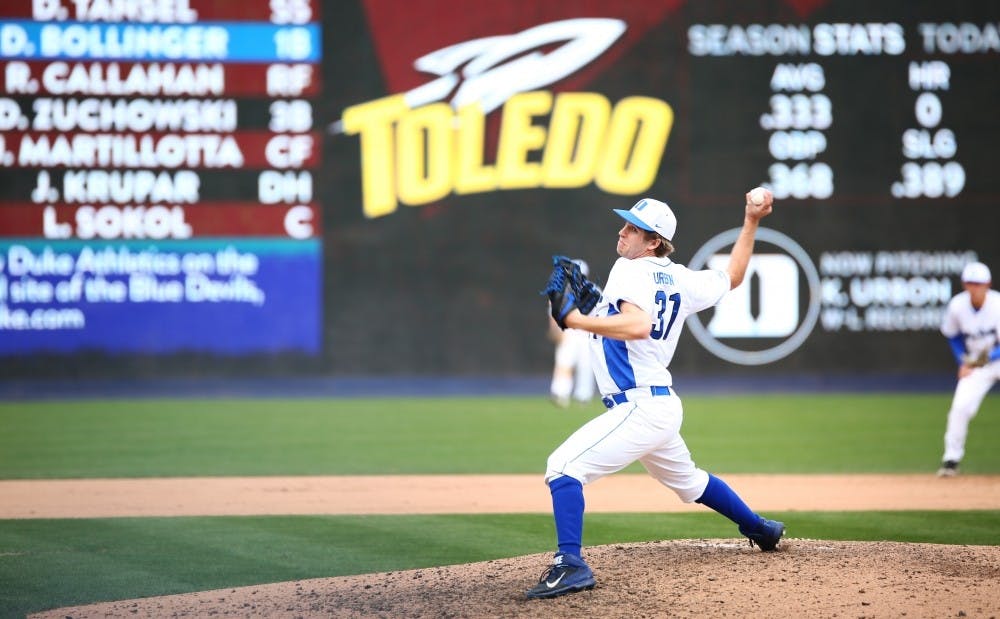 <p>Kellen Urbon will take the ball for the Blue Devils Tuesday against the Hawks, trying to send the Blue Devils to a second straight win.</p>