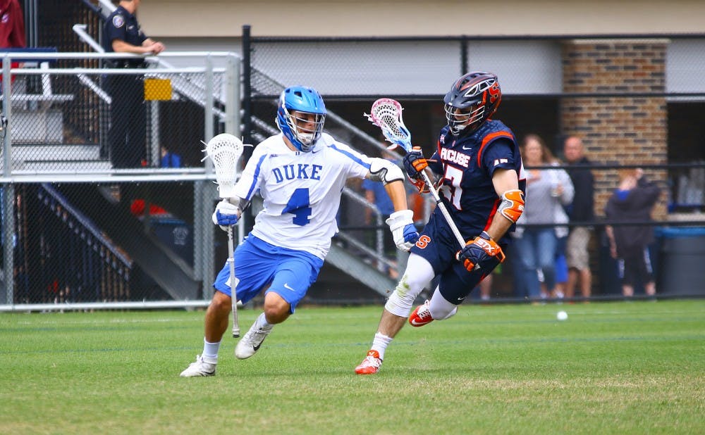 Senior attack Chad Cohan sparked Duke's comeback with three goals and two assists.&nbsp;