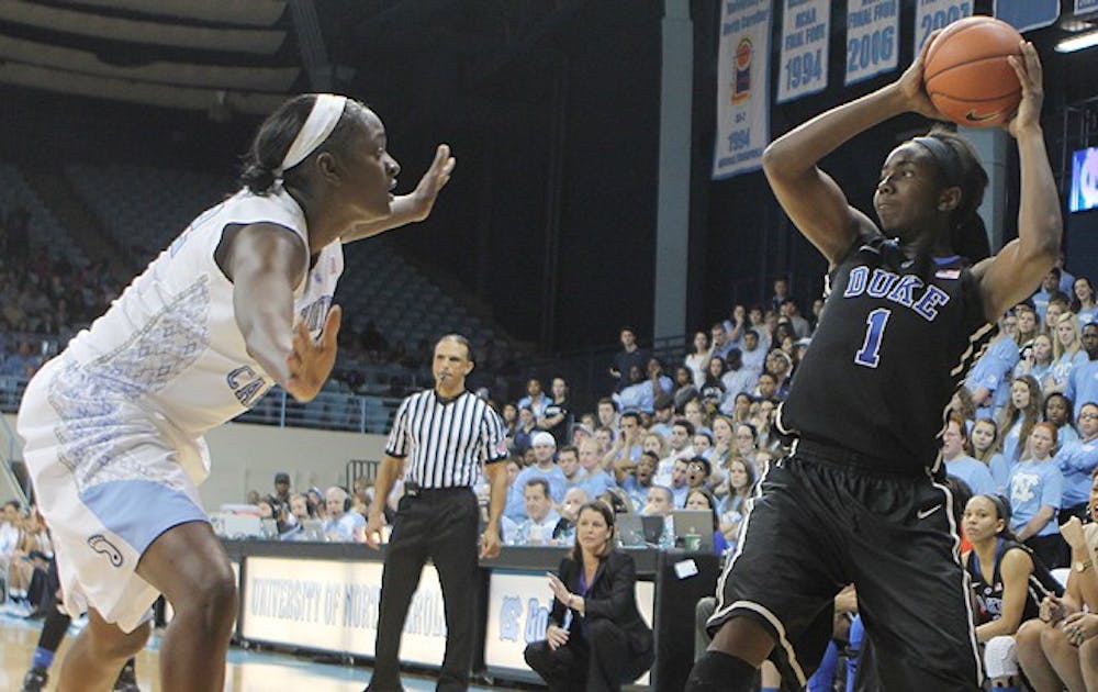 Elizabeth Williams will face a tough battle against Maryland’s top-notch rebounders.